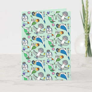 Carte De Remerciements Lab Birds - Ornithologie