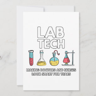 Carte De Remerciements Lab Tech Laboratoire
