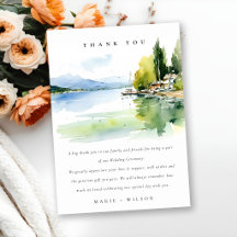 Lac de Genève Suisse paysage aquarelle Mariage