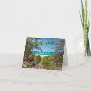 Carte De Remerciements Lac Michigan Tranquility Thank You Card