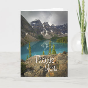 Carte De Remerciements Lac Moraine Canada