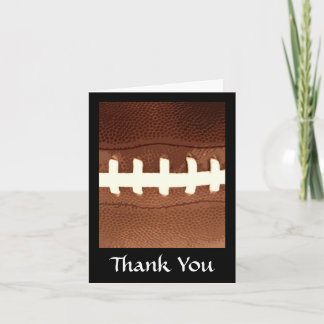 Carte De Remerciements Lacets de football Graphique