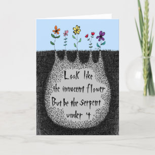 Carte De Remerciements Lady Macbeth Citation Féminisme Les femmes soutien