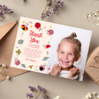 Ladybug Floral Anniversaire Photo