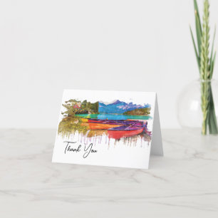 Carte De Remerciements Lake Life