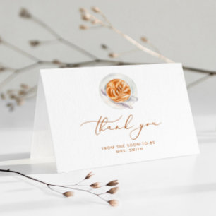 Carte De Remerciements L'amour brasse une douche nuptiale