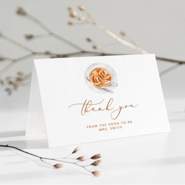 Carte De Remerciements L'amour brasse une douche nuptiale (Créateur téléchargé)