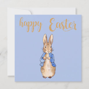 Carte De Remerciements lapin de Pâques