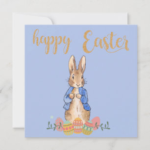 Carte De Remerciements lapin de Pâques
