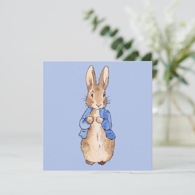 Carte De Remerciements Lapin de Pâques (Debout devant)