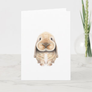 Carte De Remerciements Lapin le plus mignon au monde !