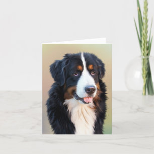 Carte De Remerciements l'art des chiens de montagne bernais