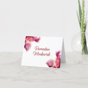 Carte De Remerciements L'art islamique du Ramadan Moubarak