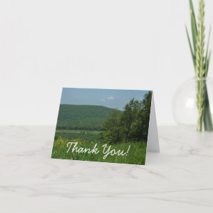 Carte De Remerciements Laurel Highlands Pennsylvanie Photographie d'été