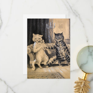 Carte De Remerciements L'Avance de Louis Wain