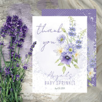 Lavender Boho Un Petit Bébé Fleur sauvage Saupoudr