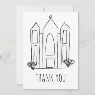Carte De Remerciements LDS Salt Lake City