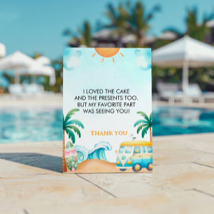 Carte De Remerciements Le Big One, Surf anniversaire