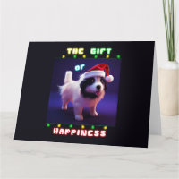 Le cadeau de bonheur chiot 25 décembre Noël