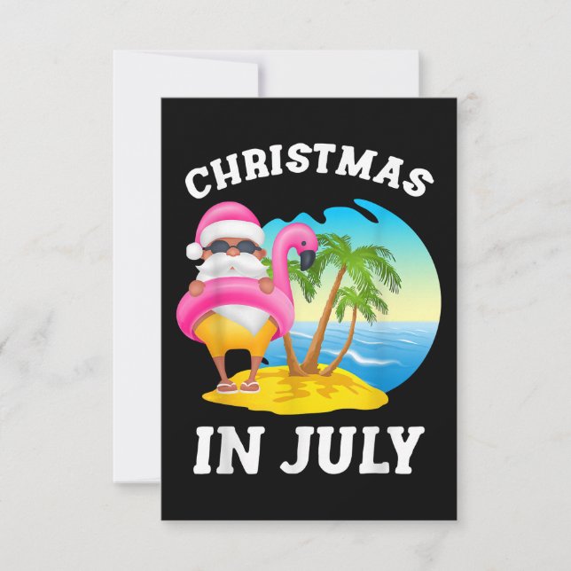 Carte De Remerciements Le Christ dans la piscine de Summer (Devant)
