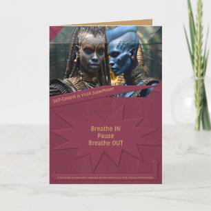 Carte De Remerciements Le contrôle de soi est votre superpuissance