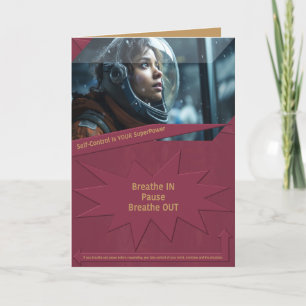 Carte De Remerciements Le contrôle de soi est votre superpuissance