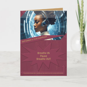 Carte De Remerciements Le contrôle de soi est votre superpuissance