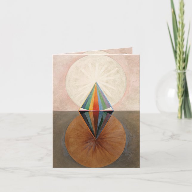 Carte De Remerciements Le Cygne, Groupe IX, No.12 par Hilma af Klint (Devant)