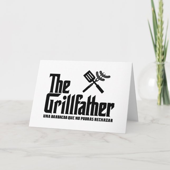 Carte De Remerciements Le Grillfather (Devant)