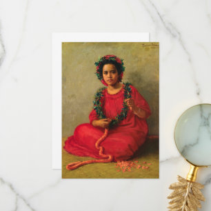 Carte De Remerciements Le Lei Maker de Theodore Wores