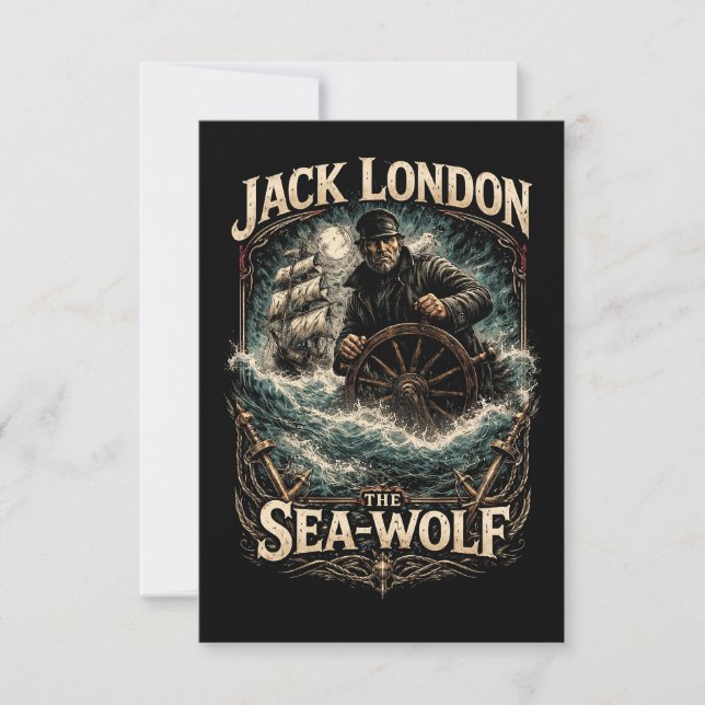 Carte De Remerciements Le Loup de Mer (Devant)