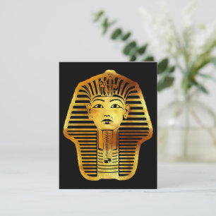 Carte De Remerciements Le Masque d'or de Toutankhamon égyptien