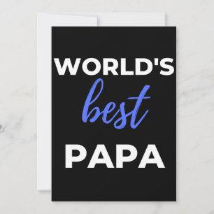 Carte De Remerciements Le meilleur papa du monde