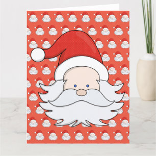 Carte De Remerciements Le mignon Père Noël