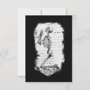 Carte De Remerciements Le Mort