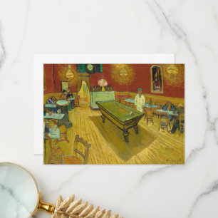 Carte De Remerciements Le Night Café de Vincent van Gogh