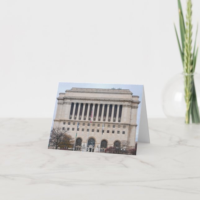 Carte De Remerciements le palais de justice du comté de milwaukee (Devant)