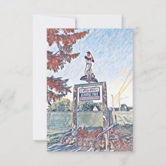 Carte De Remerciements Le parc commémoratif Andy Pafko