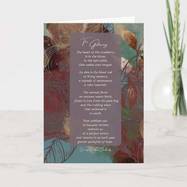 Carte De Remerciements Le Rassemblement, Gratitude Voeux avec les couleur (Devant)