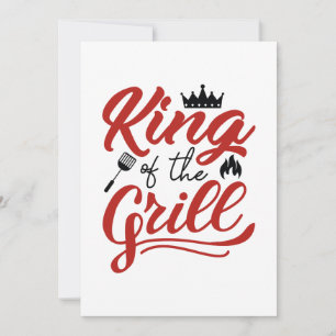 Carte De Remerciements Le Roi Du Grill