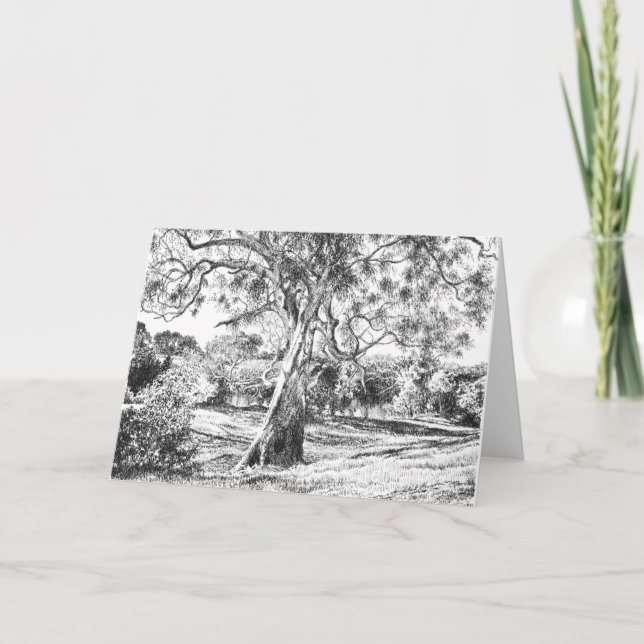 Carte De Remerciements Le Winnie l'Arbre - (Devant)