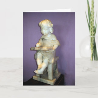 Carte De Remerciements Lecture de petite fille