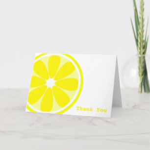 Carte De Remerciements Lemon Slice Thank You Card