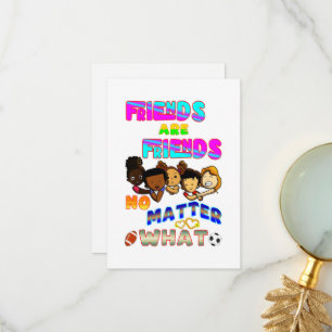 Carte De Remerciements Les amis sont des amis quoi qu'il arrive