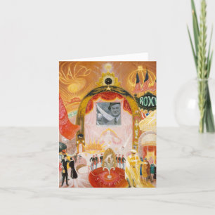 Carte De Remerciements Les cathédrales de Broadway par Florine Stettheime