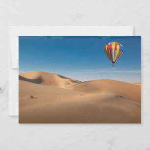 Carte De Remerciements Les déserts Dunes de sable dans le désert de Dub