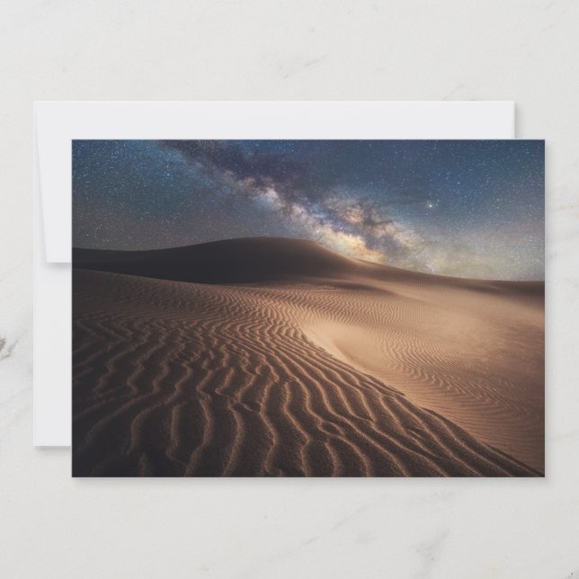 Carte De Remerciements Les déserts | Ordos City Mongolie Chine (Devant)