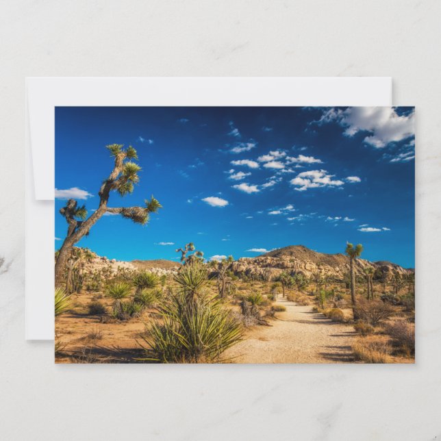 Carte De Remerciements Les déserts | Parc national de Joshua Tree (Devant)