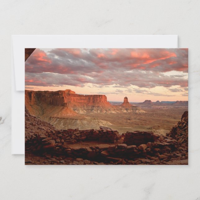 Carte De Remerciements Les déserts | Parc national des Canyonlands Utah (Devant)