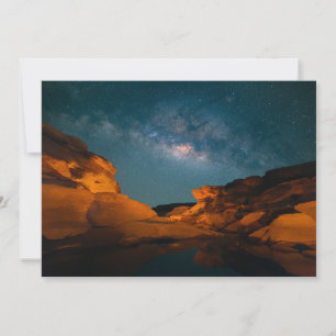 Carte De Remerciements Les déserts   Sam Pan Bok Night time Thaïlande